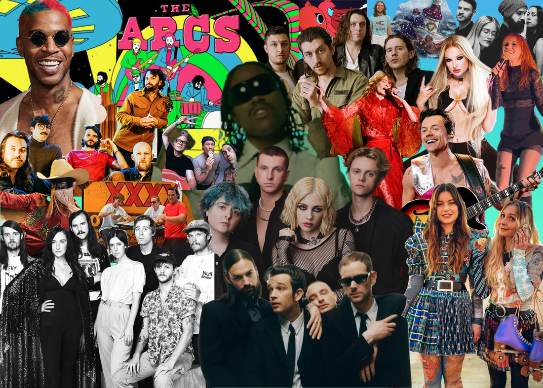 2022 top music artists collage